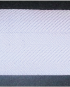 Egg belt 100mm white PP per rm woven